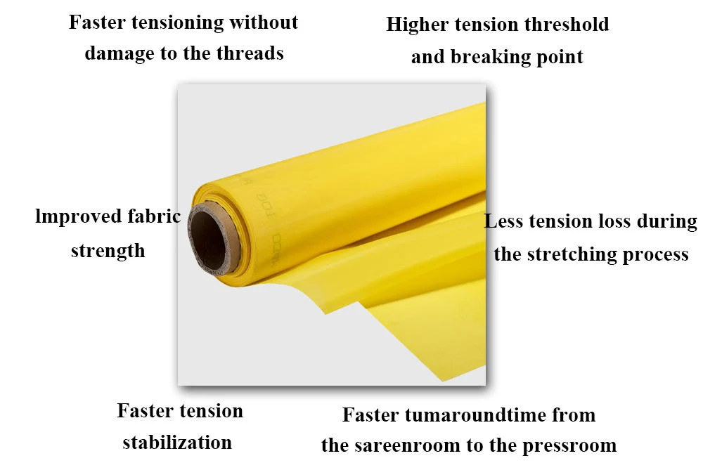 High Tension Mesh Polyester Silk Printing Mesh