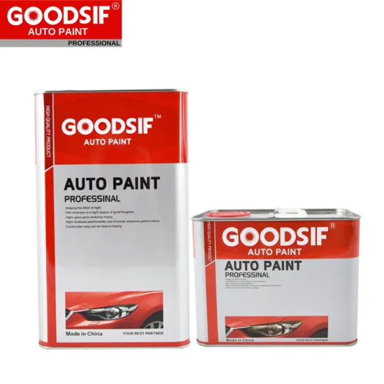 Zweikomponenten-Acryl-Advanced-Autolack-Serie Goodsif Automotive-Emaille-Lack Car Body Shop 2K Big Red Repair-Autolack